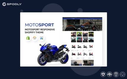 Motosport Responsive Shopify Theme