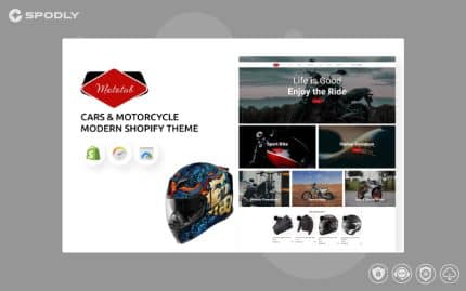 Mototab - Cars & Motorcycle Modern Shopify Theme