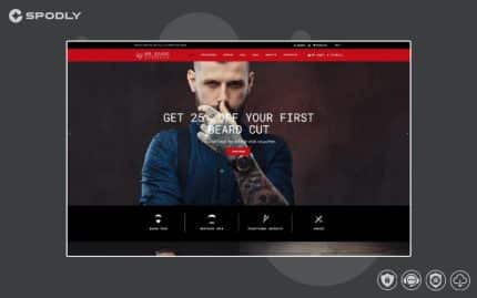 Mr Beard - Brutal Barbershop Shopify Theme