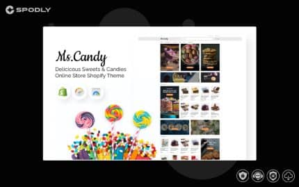 Ms.Candy - Delicicous Sweets & Candies Online Store Shopify Theme