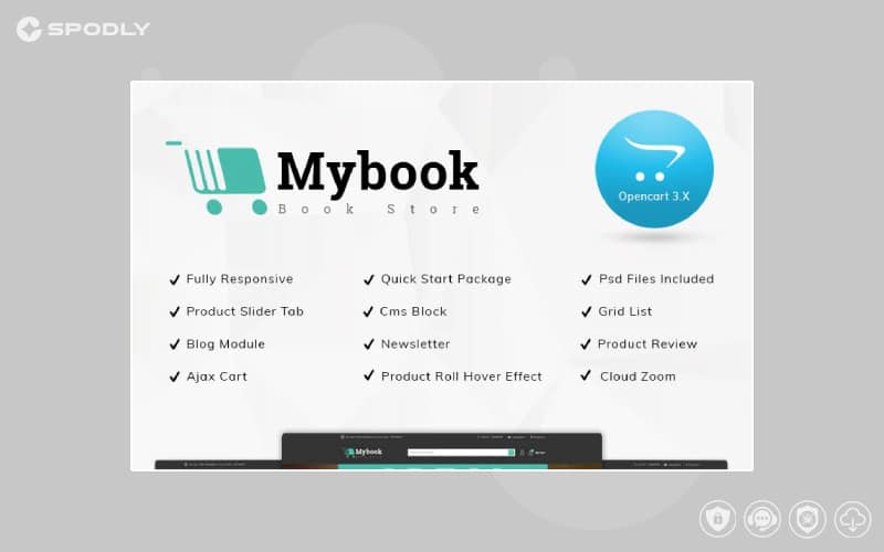 Mybook Book Store OpenCart Template Mybook Book Store OpenCart Template