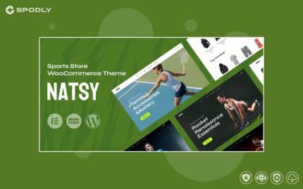 Natsy - Sports Store WooCommerce Theme