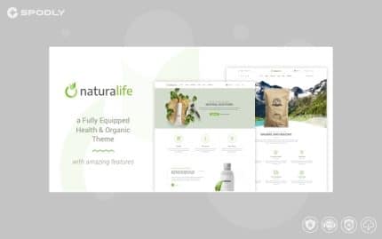 NaturaLife | Health & Organic WordPress Theme