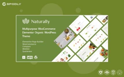 Naturally - Organic Food Elementor WooCommerce Theme
