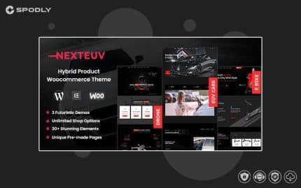 NextEuv - Single Product Shop, EV WordPress Theme