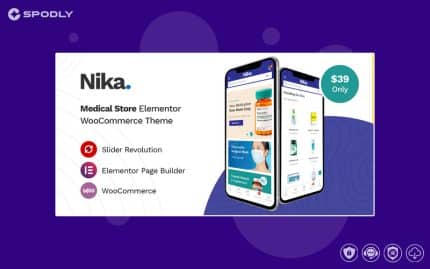 Nika - Medical Elementor WooCommerce Theme