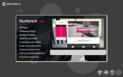 Nunforest – Multipurpose Muse template