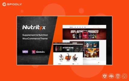 Nutritix - Supplement & Nutrition WooCommerce Theme