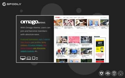 Omago News - User Profile Membership & Content Sharing Theme