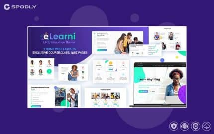 Online Learning & Education LMS WP Theme - eLearni