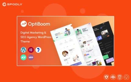 OptiBoom – Digital Marketing & SEO Agency WordPress Theme
