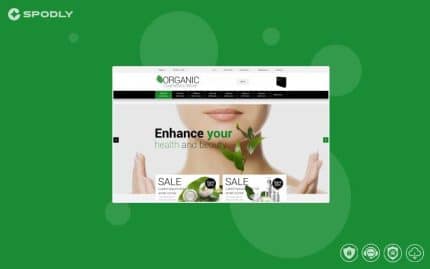 Organic Cosmetics Store OpenCart Template