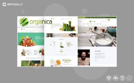 Organica – Organic, Beauty, Natural Cosmetics, Food, Farn and Eco Opencart 2.3 & 3.x