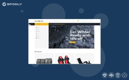 Parts'n'Tires - Car Tuning eCommerce Template Magento Theme