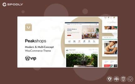 PeakShops - Modern & Multi-Concept WooCommerce Theme