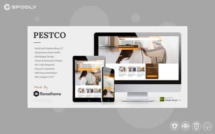 Pestco - Pest Control Services Muse Templates