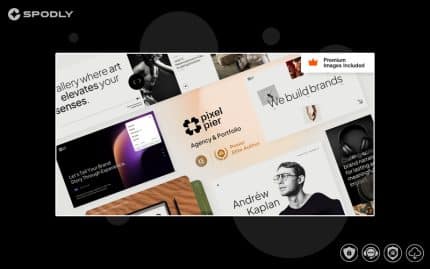 Pixelpiernyc - Portfolio Freelancer WordPress Theme