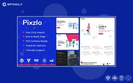 Pixzlo - Creative WordPress Theme for Professionals