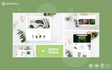 Plantmore – OpenCart Theme - Included Color Swatches