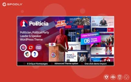 Politicia - Politician & Speaker WordPress Theme