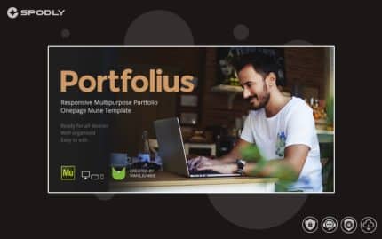 Portfolius - Responsive Multipurpose Portfolio Muse Template