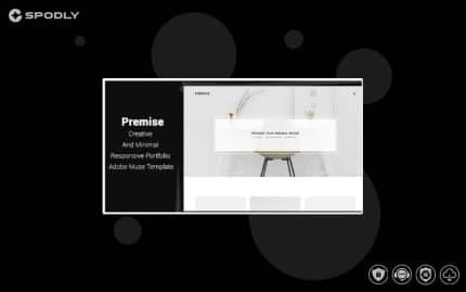Premise – Creative and Minimal Portfolio Adobe Muse Template