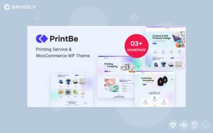 PrintBe - Printing Service & WooCommerce WP Theme