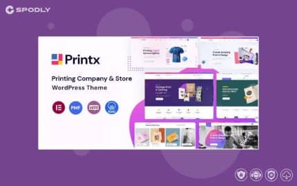 Printx - Printing Services WordPress Theme