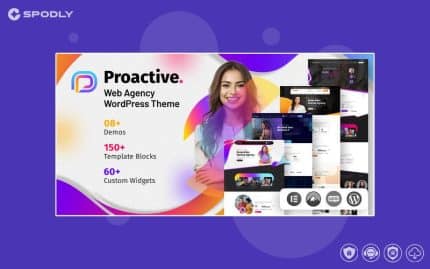 Proactive - Web Design Agency WordPress Theme