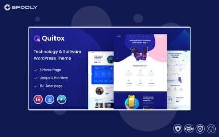 Quitox – Software & IT Solutions WordPress Theme