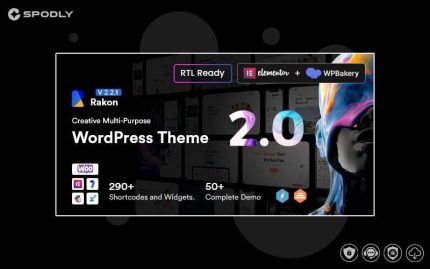 Rakon - Creative Multi-Purpose WordPress Theme