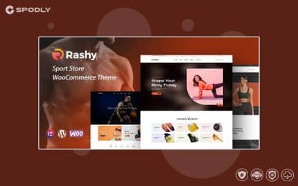 Rashy - Sport Store WooCommerce Theme