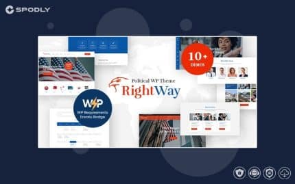 Right Way | Election Campaign and Political Candidate WordPress Theme