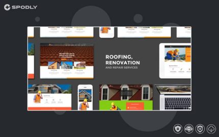 Roofing - Renovation & Repair Service WordPress Theme