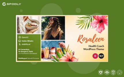 Rosaleen - Health Coach & Speaker WordPress Theme