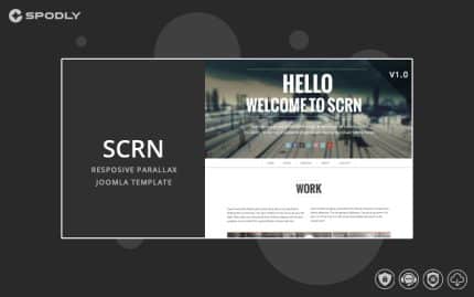 SCRN - Responsive Parallax Joomla Template