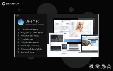 Salamat - Multipurpose Business Joomla Template
