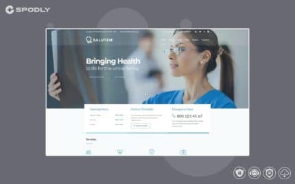 Salutem - Medical and Healthcare Clean Joomla Template