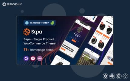 Sapa - Product Landing Page WooCommerce Theme