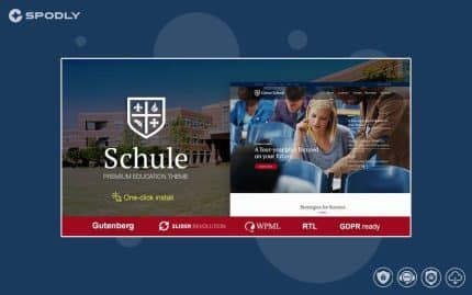 Schule - School & Education WordPress Theme with LMS