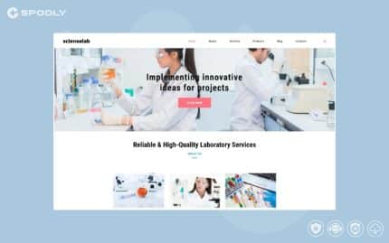 Scienselab - Science Lab Clean Joomla Template