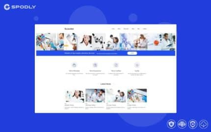 Scientist - Science Lab Clean Joomla Template