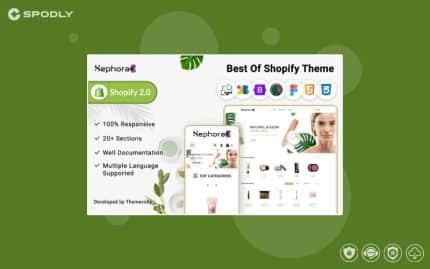 Sephoria Bio–Cosmetics Health–Beauty Shopify 2.0 Responsive Store