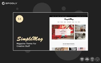 SimpleMag - Magazine theme for creative stuff