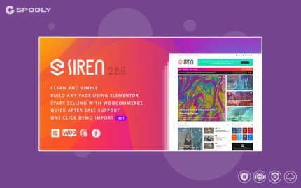 Siren - News Magazine Elementor WordPress Theme
