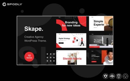 Skape - Creative & Modern Agency WordPress Theme