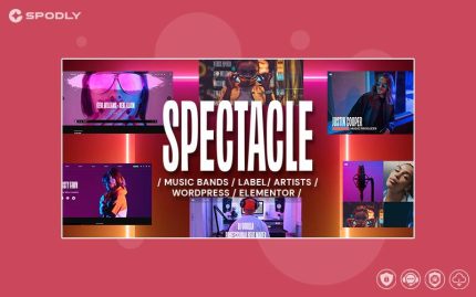 Spectacle - Music WordPress Theme