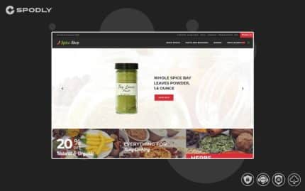 Spices Store – Spices Bootstrap Template Magento Theme