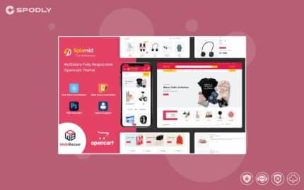 Splenid - Shopping Mall OpenCart Template