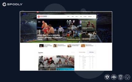 Sport Events - Sports News Joomla Template